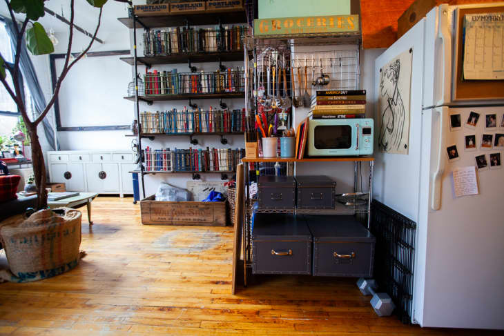 View of Warm Industrial Bushwick Brooklyn Custom Loft Photos | Apartment Therapy
